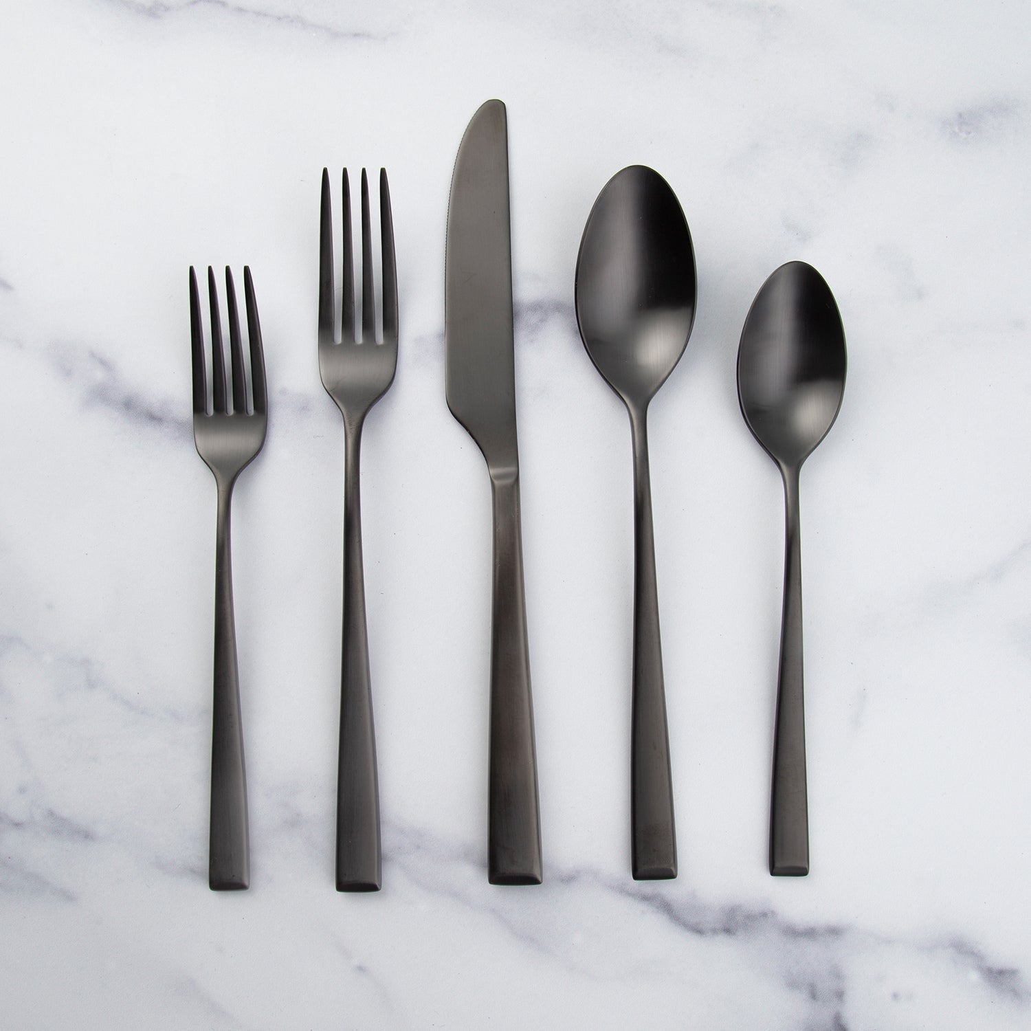 Emmy Black Satin 20 Piece Flatware Set – Lenox Corporation