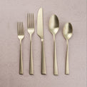 Marlise Champagne Satin 20-Piece Flatware Set