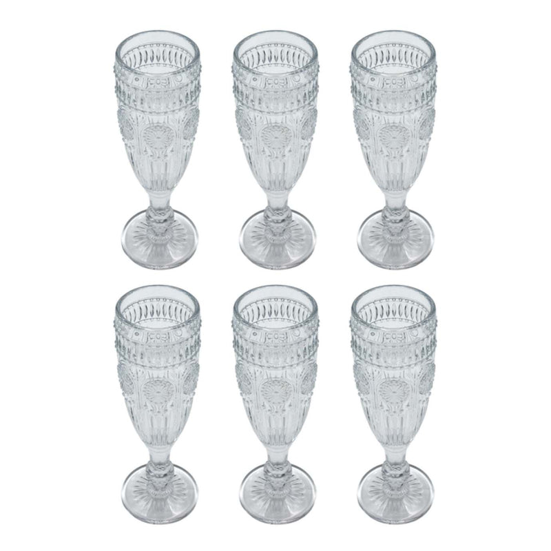 Fiesta Flutes, Set Of 6