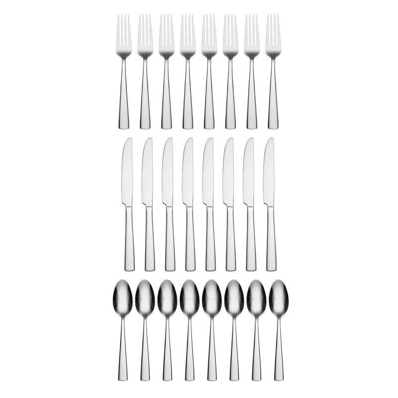Chef's Table 24 Piece Everyday Flatware Dining Set, Service for 8