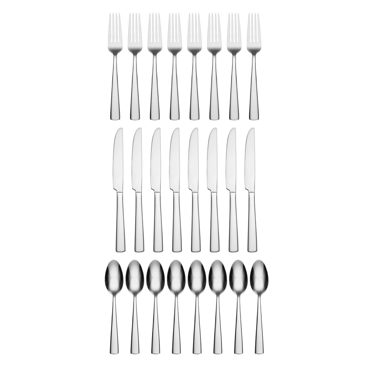 Chef's Table 24 Piece Everyday Flatware Dining Set, Service for 8