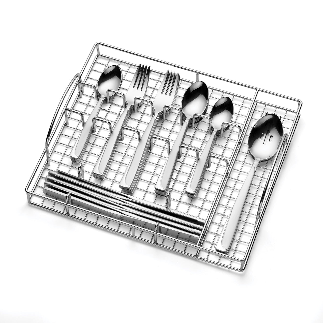 ONEIDA カトラリー51個セット Madeline 51 Piece Flatware Set with Caddy – Lenox Corporation