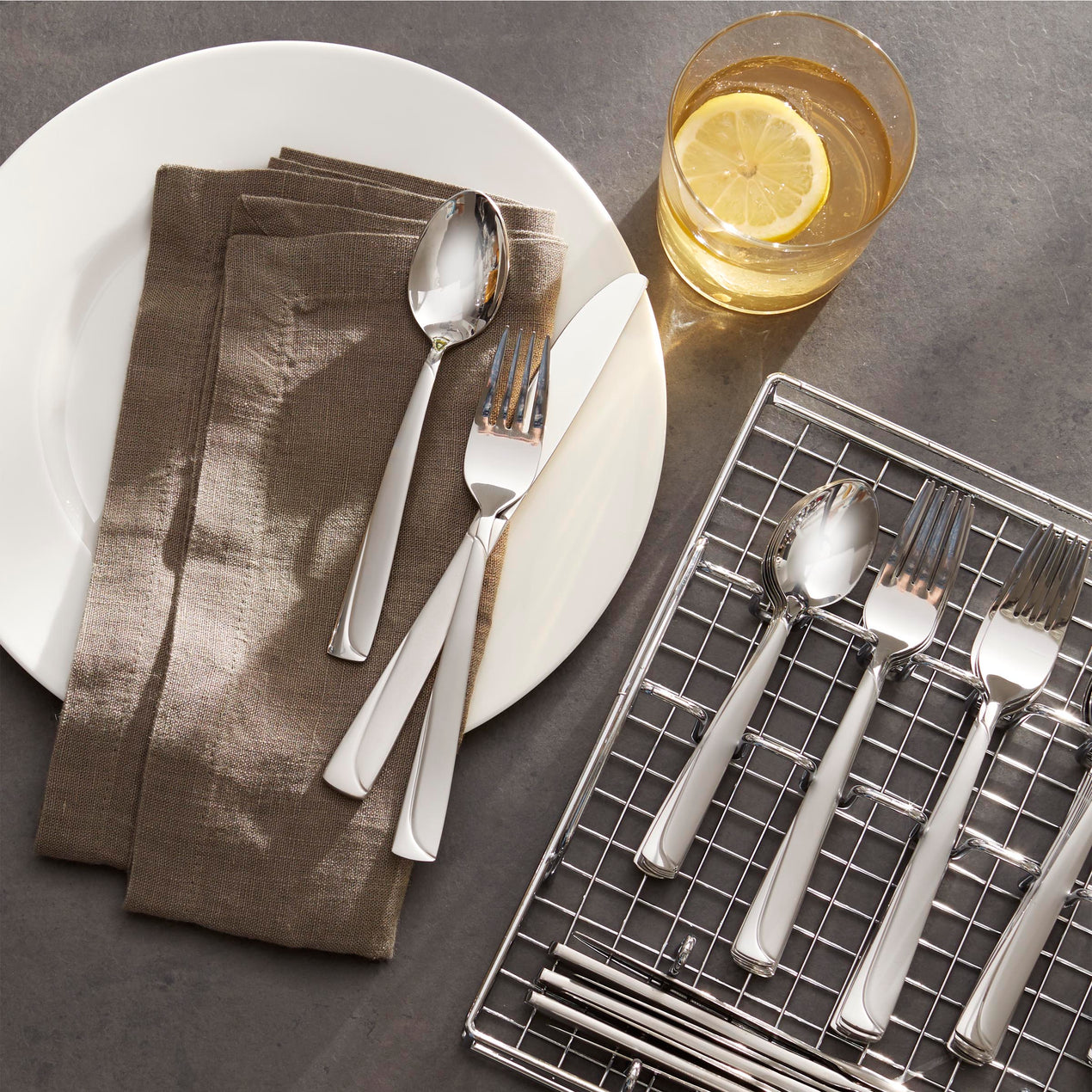 Madeline 51 Piece Flatware Set with Caddy – Lenox Corporation