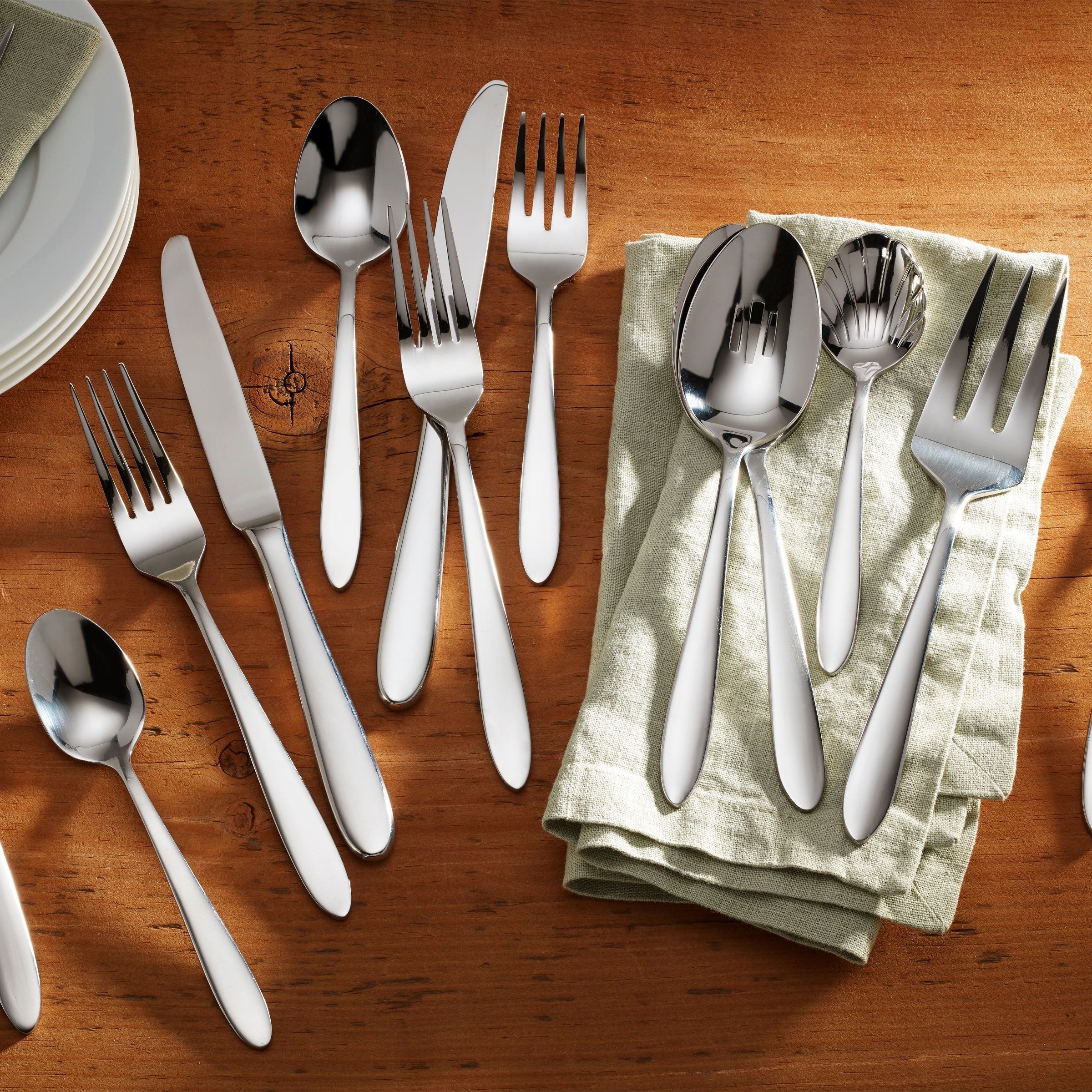 Mooncrest 45-Piece Flatware Set – Lenox Corporation