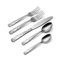 Quadratic 20 Piece Everyday Flatware Set, Service For 4