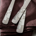 Quadratic 20 Piece Everyday Flatware Set, Service For 4