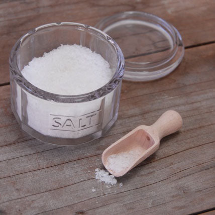 Glass Salt Pot With Scoop