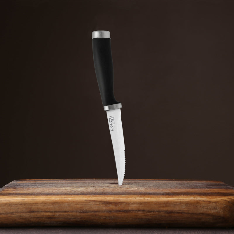 Epicure Black 4 Piece Steak Knife Set