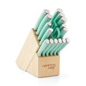 Epicure Pistachio 17 Pc Block Set