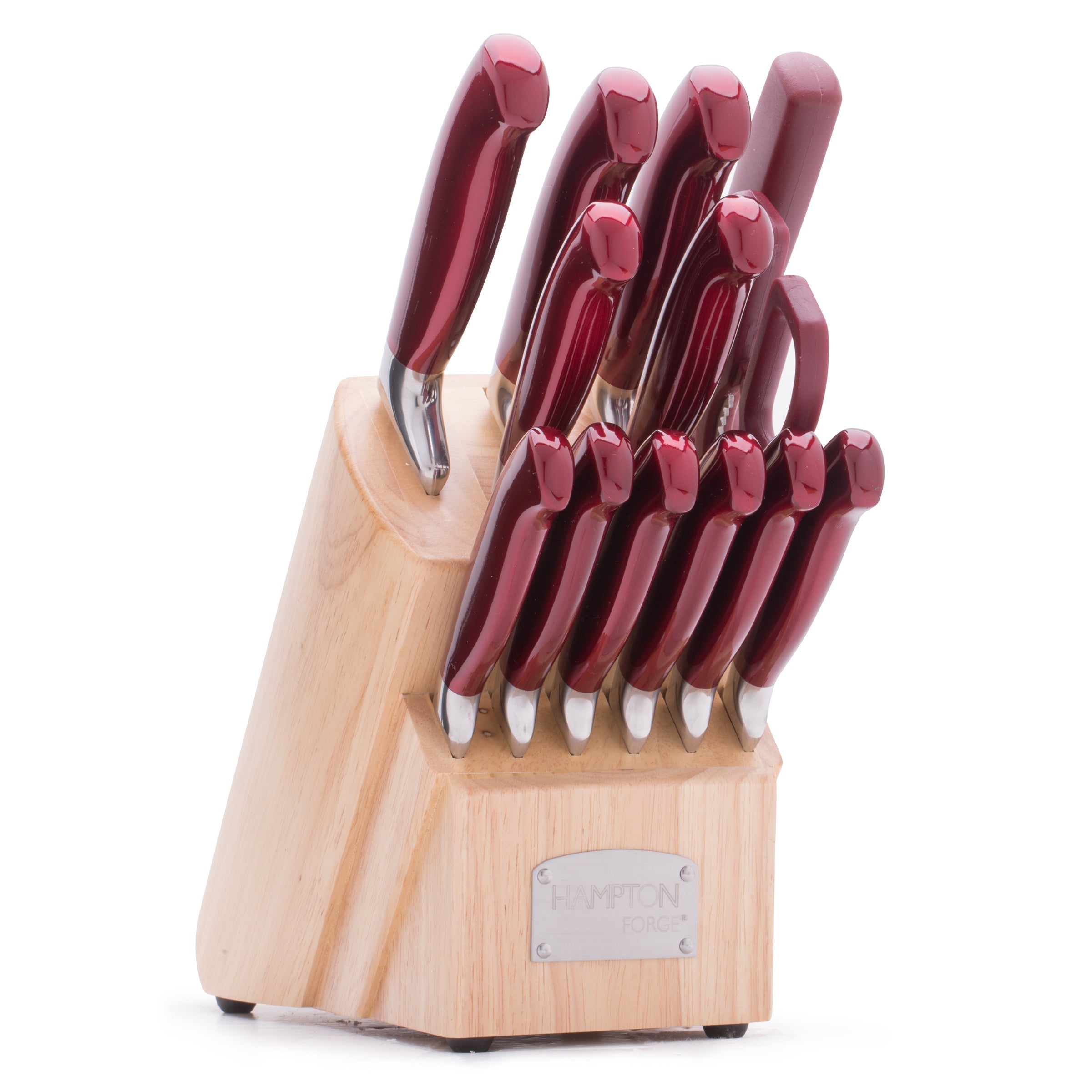 Argentum Red 14-Piece Cutlery Block Set – Lenox Corporation