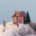 DTOC ALPINE CHALET  INCENSE & TEA LIGHT HOLDER