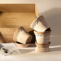 Kobenhavner Rosa Pot Set, Set Of 3