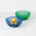 Wire Mesh Bowl, Blue