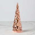 LED Lit Amber Glass Holiday Tree