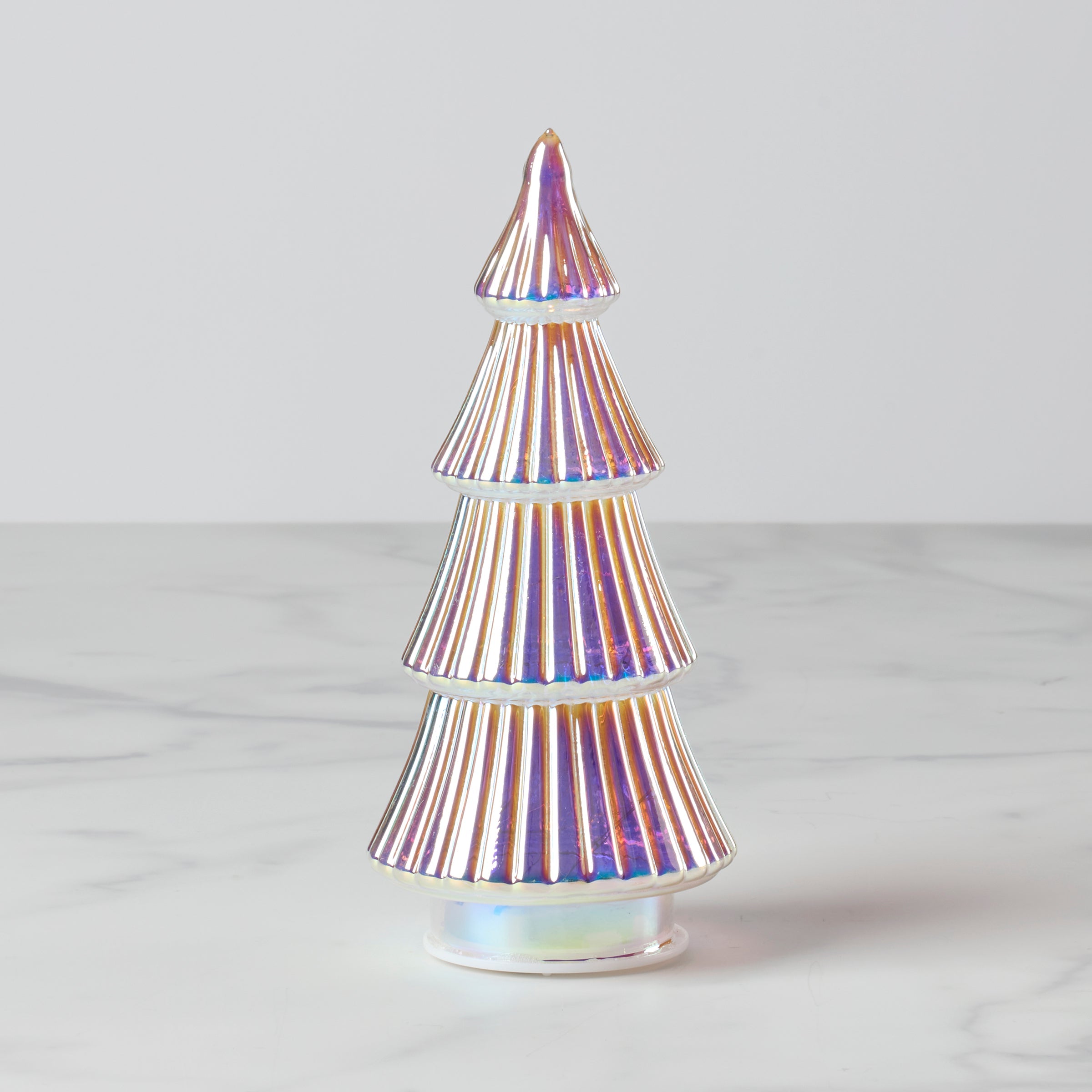 Led Lit Iridescent Glass Holiday Tree – Lenox Corporation
