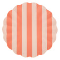 Stripey Bamboo Large Plates, Assorted Set Of 6