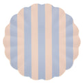 Stripey Bamboo Large Plates, Assorted Set Of 6