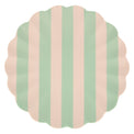 Stripey Assorted Bamboo Large Plates, Set of 6