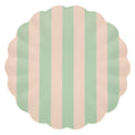 Stripey Bamboo Large Plates, Assorted Set Of 6