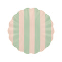 Stripey Assorted Bamboo Small Plates, Set of 6