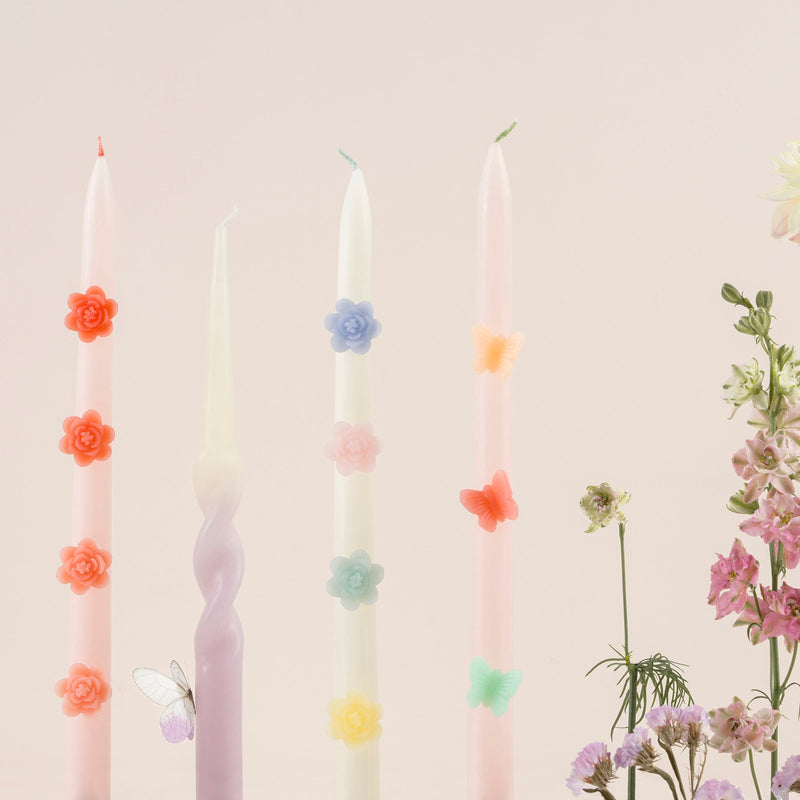 Butterfly Taper Candles, 2 pc Set