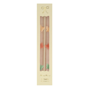 Butterfly Taper Candles, Set of 2