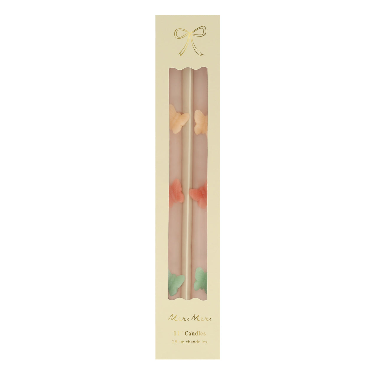 Butterfly Taper Candles, 2 pc Set