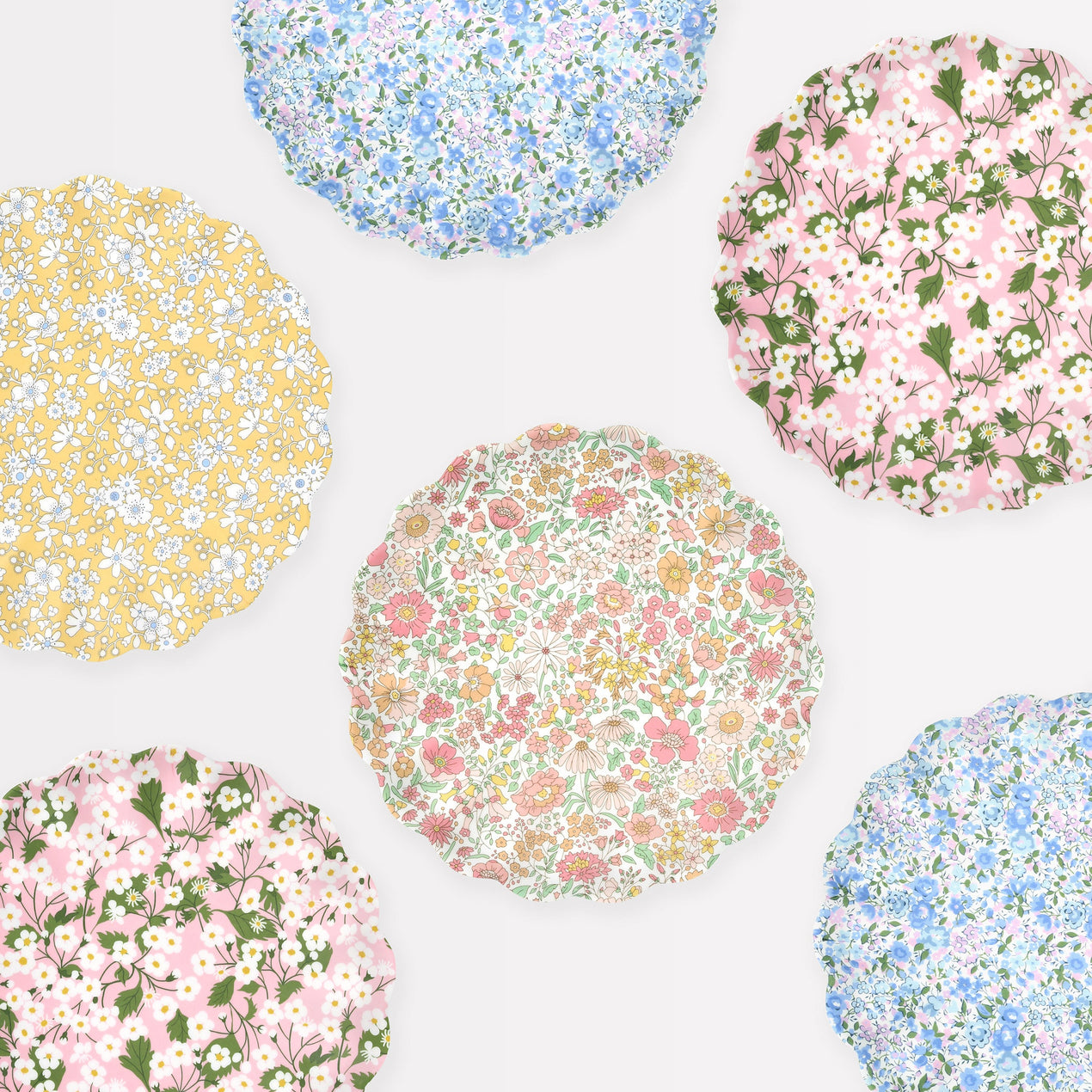 Meri Meri X Liberty Floral Melamine Small Plates, Assorted S