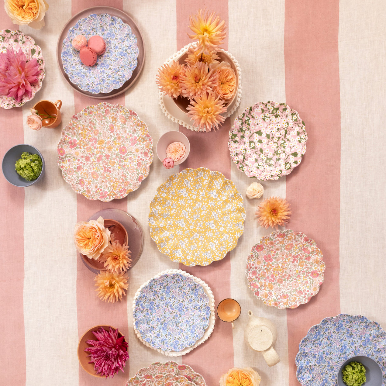 Meri Meri X Liberty Floral Melamine Small Plates, Assorted S