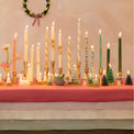 DTOC FESTIVE PATTERN TABLE CANDLES
