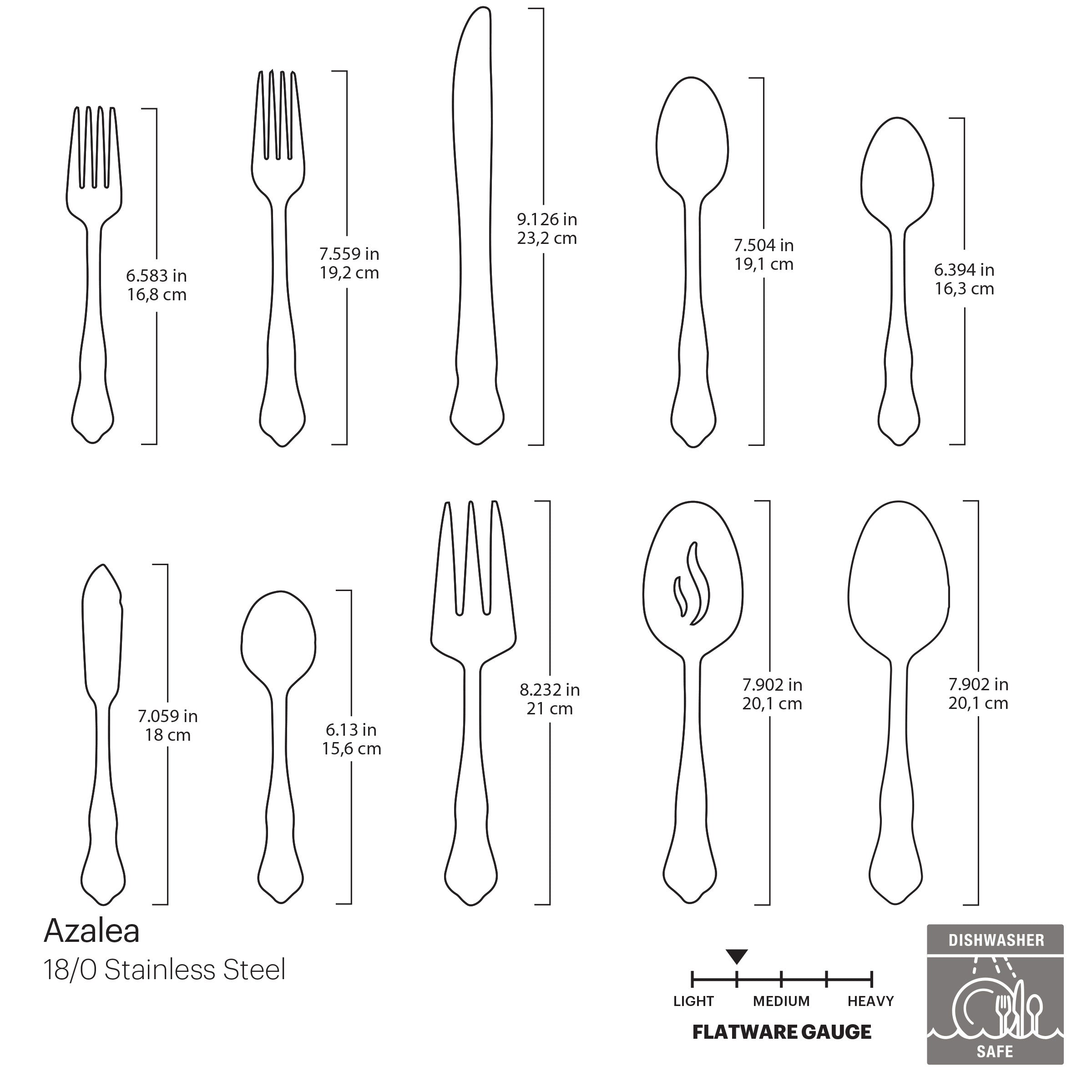 Azalea 45-Piece Flatware Set – Lenox Corporation
