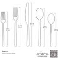 Beacon Champagne Satin 20-Piece Flatware Set