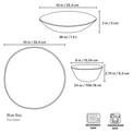 Blue Bay 24-Piece Dinnerware Set, Service for 8