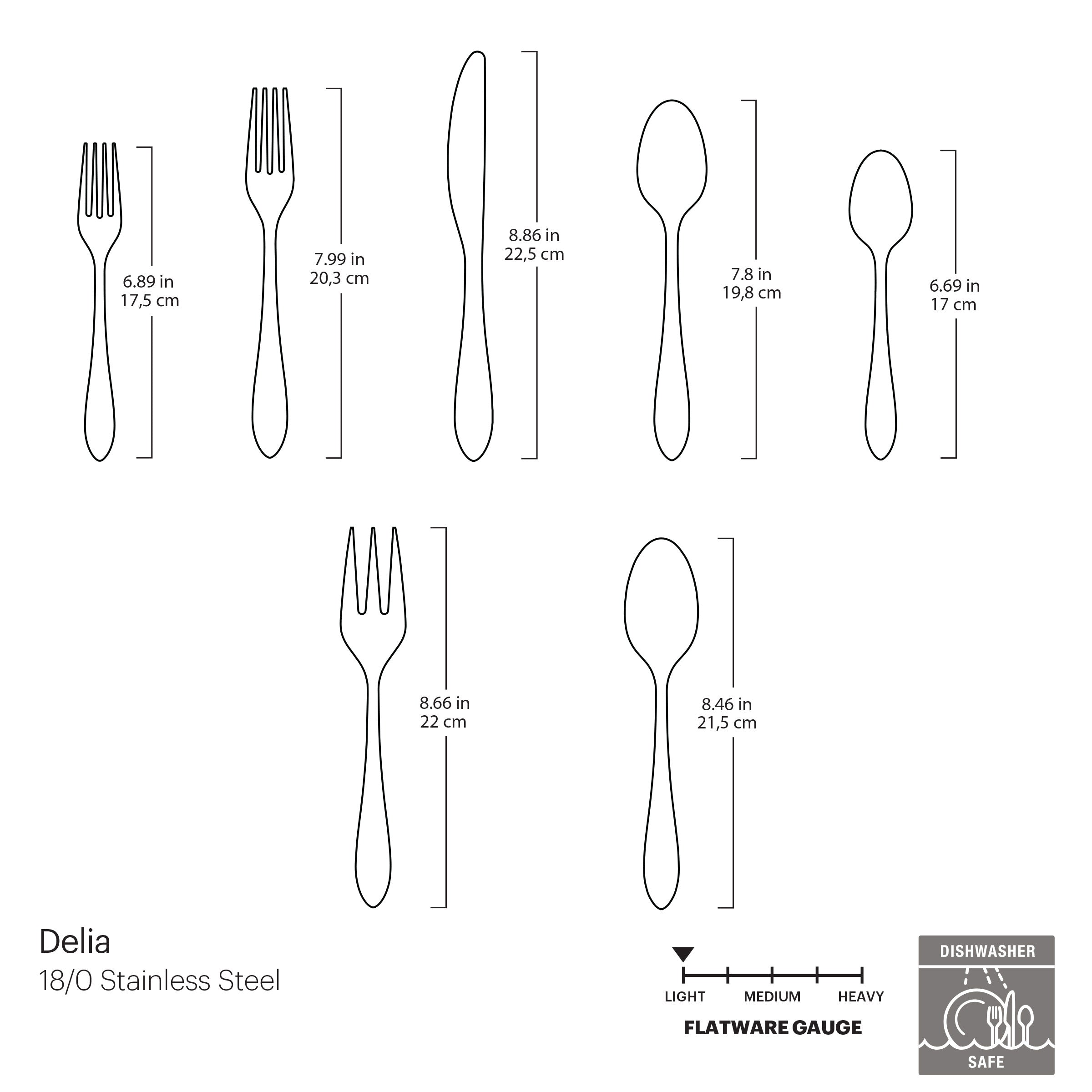 Delia 72-Piece Flatware Set – Lenox Corporation