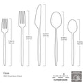 Gaze Champagne Satin 20-Piece Flatware Set