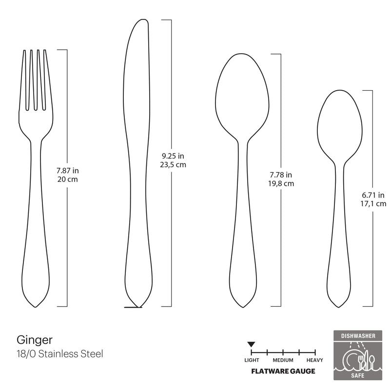 Ginger Mirror 16-Piece Set