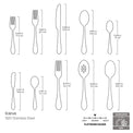 Icarus 45-Piece Everyday Flatware Set, Service for 8