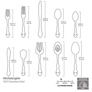 Michelangelo 45-Piece Flatware Set
