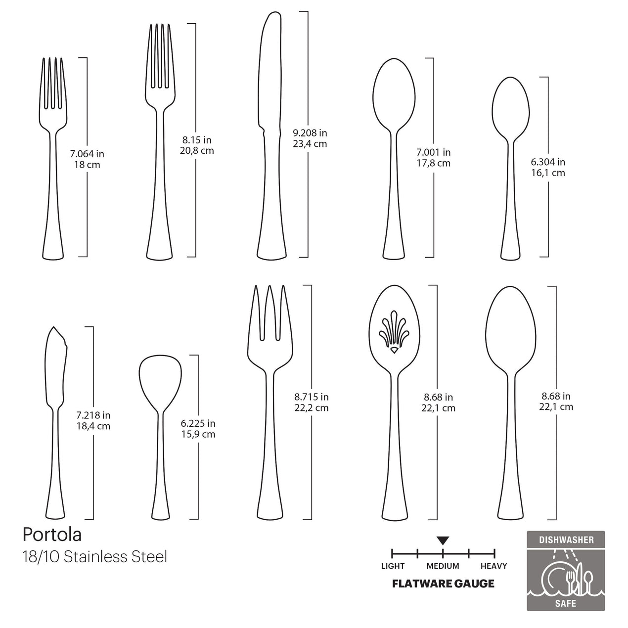 Portola 65 Piece Flatware Set