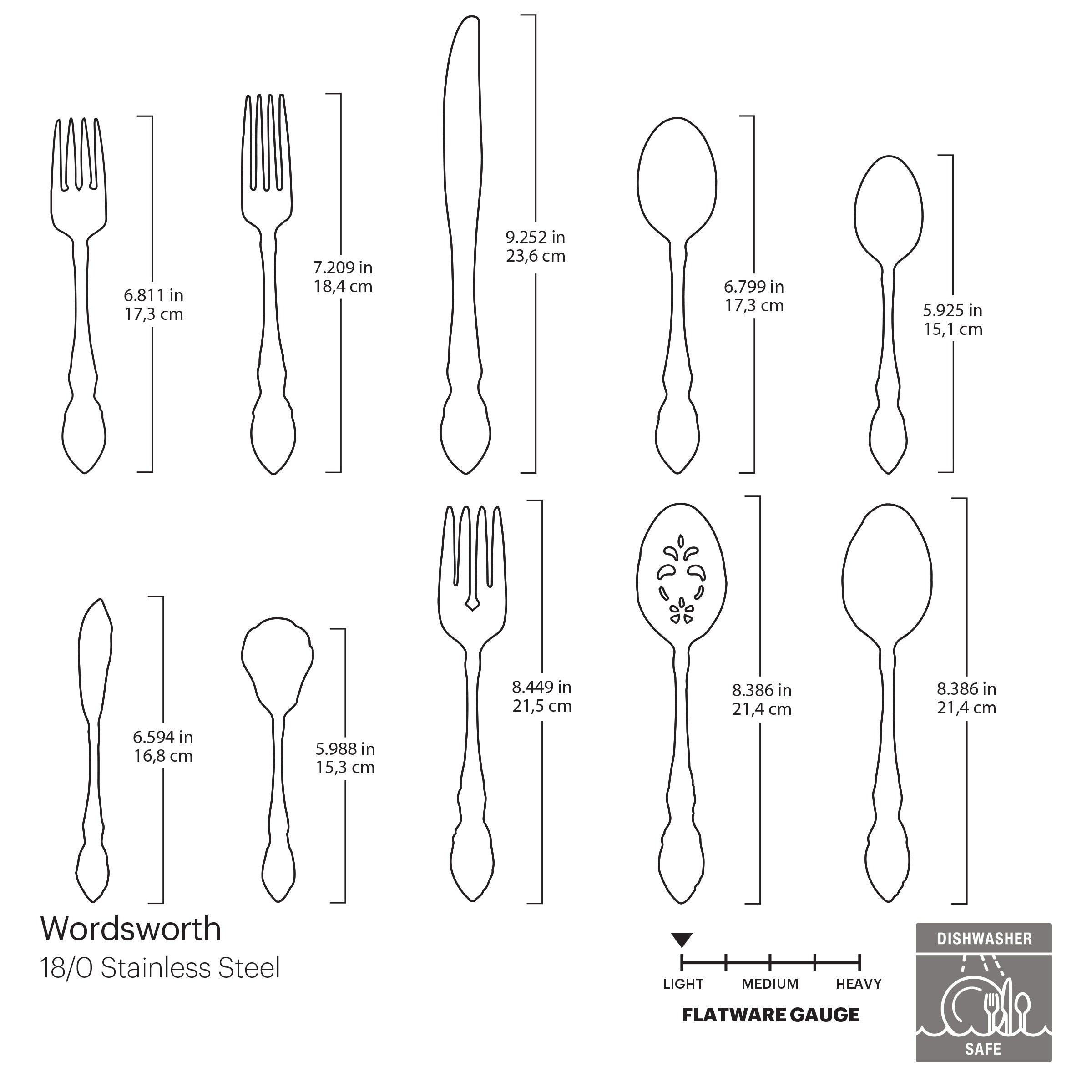 Wordsworth 45-Piece Flatware Set – Lenox Corporation