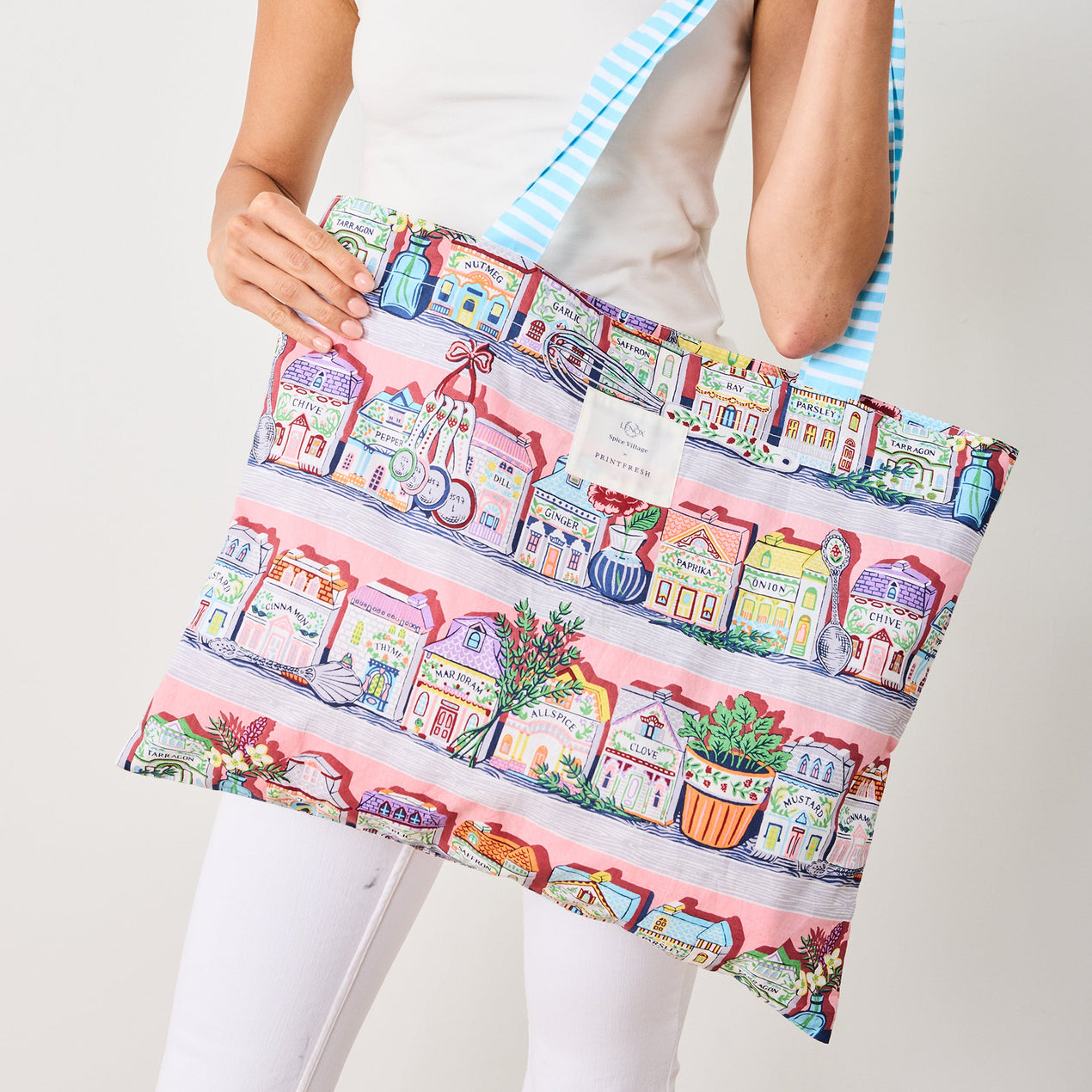 Spice Village - On The Go Tote - Kitchen Pink