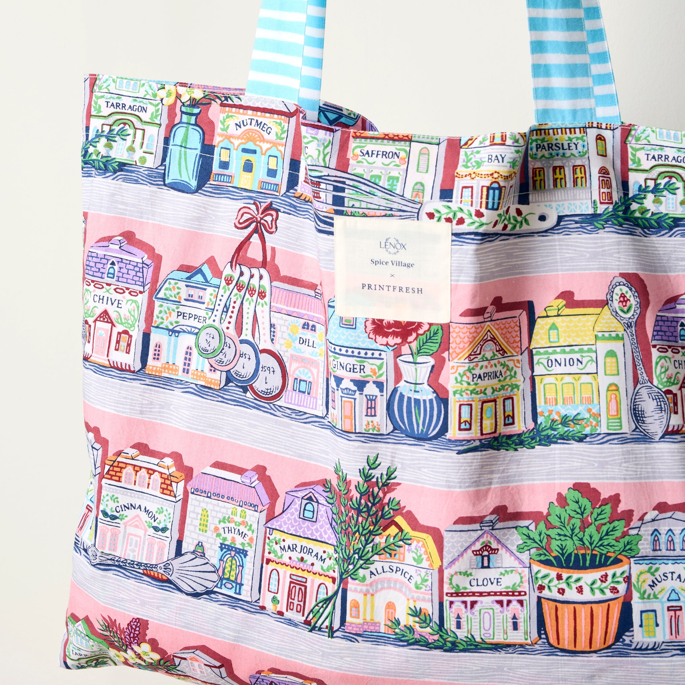 Spice Village - On The Go Tote - Kitchen Pink – Lenox Corporation