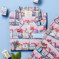 Lenox Spice Village x Printfresh Pink Kitchen Long PJ Set