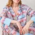 Lenox Spice Village x Printfresh Pink Kitchen Long PJ Set