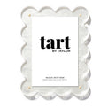 Pearl White Scalloped Acrylic Photo Frame