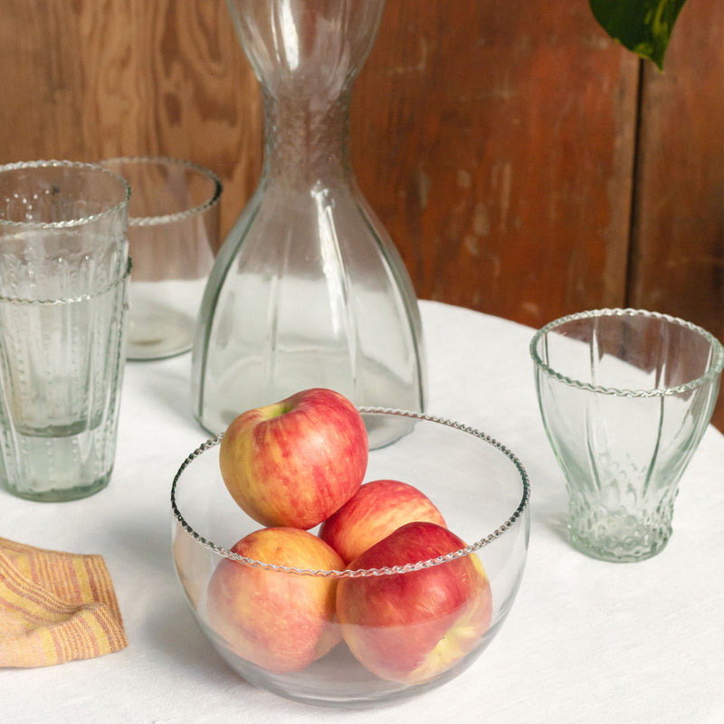 DTC RUFFLE GLASS BELL CARAFE