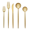 Zephyr Gold Satin 20-Piece Flatware Set