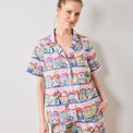 Lenox Spice Village x Printfresh Pink Kitchen Short PJ Set
