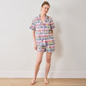 Lenox Spice Village x Printfresh Pink Kitchen Short PJ Set