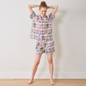 Lenox Spice Village x Printfresh Pink Kitchen Short PJ Set